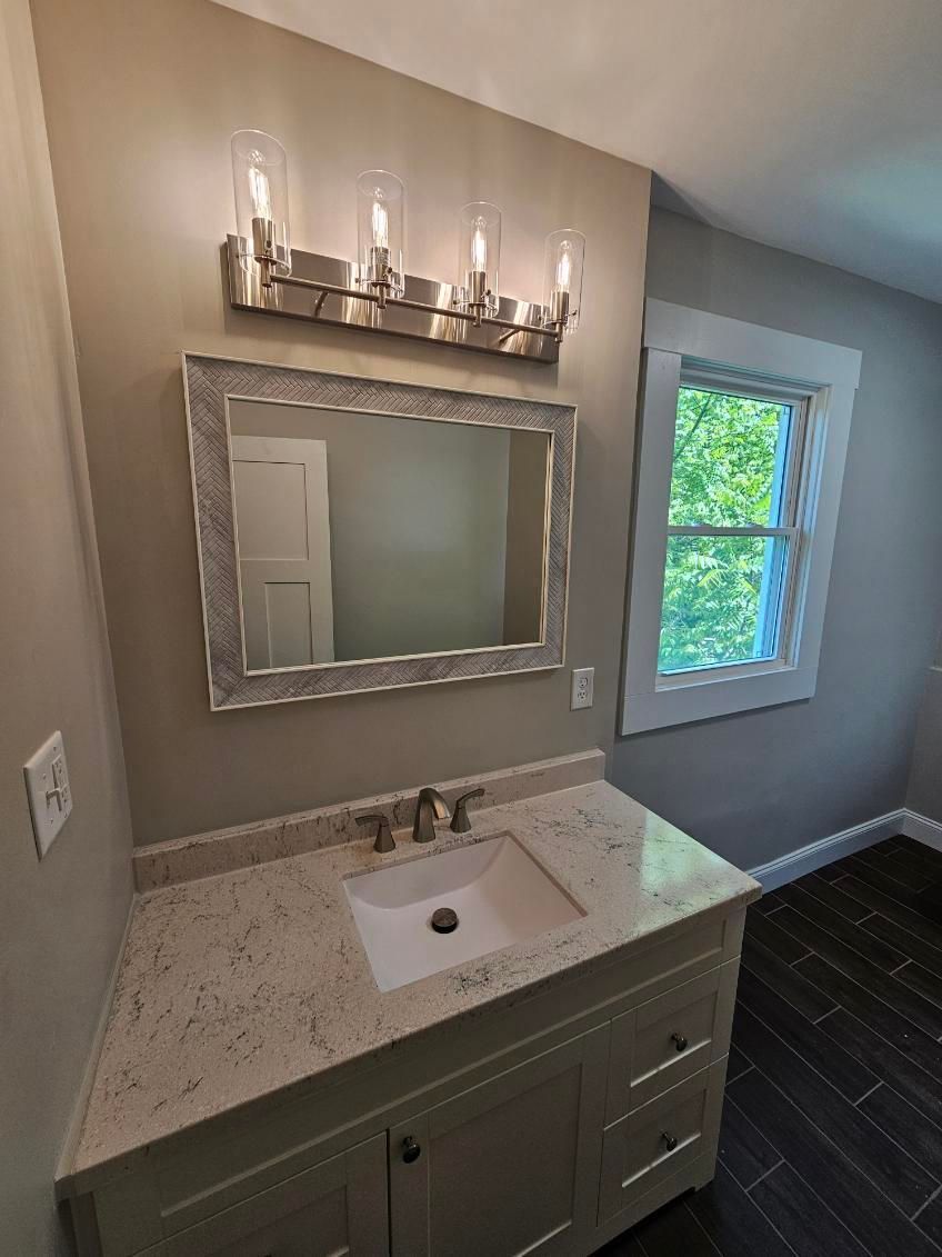 Drywall finishing work